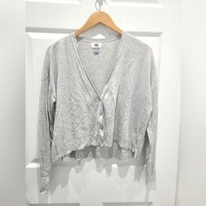 Old Navy Cropped Cardigan. SIZE L